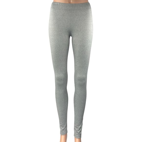 Gymshark Women's Gray Mid Rise Yoga Gym Workout Athletic Leggings Pants Size S - Picture 1 of 4